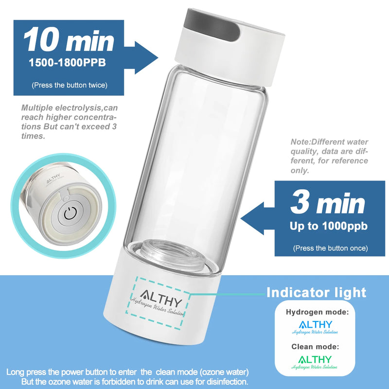 ALTHY Hydrogen Water Bottle