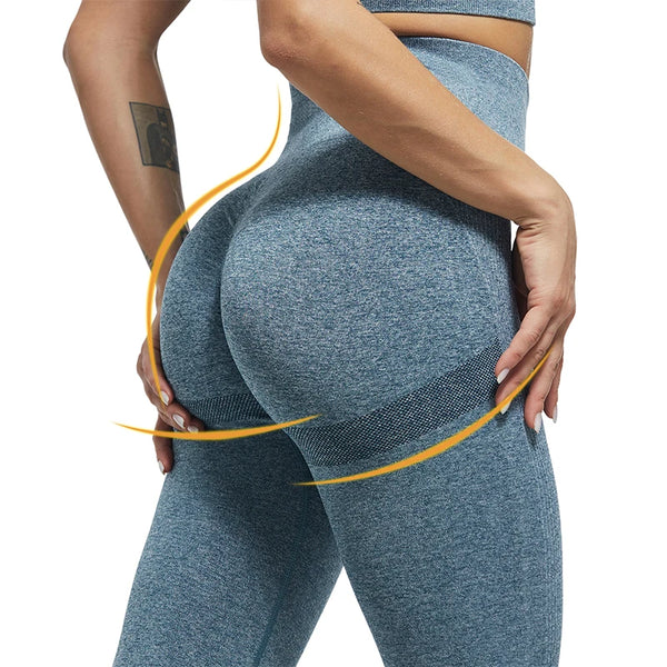 High Waist Push Up Leggings Seamless