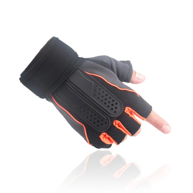 Slip Resistance Tactical Weightlifting Gloves