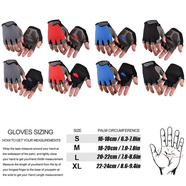 Half Finger Sports Gym Gloves