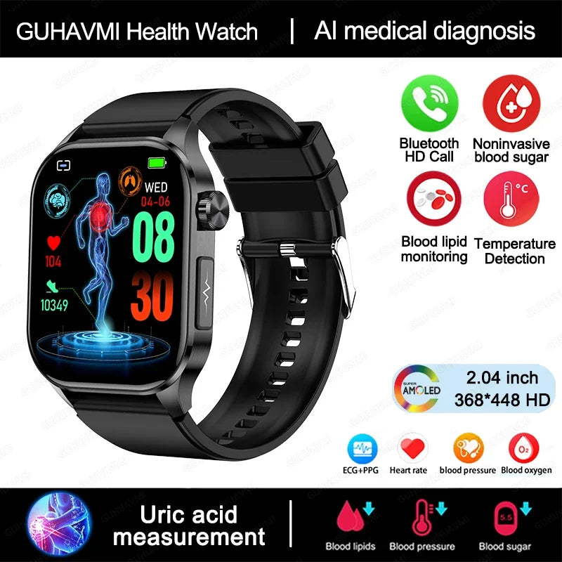 Blood Pressure Monitoring Bluetooth Smart Watch