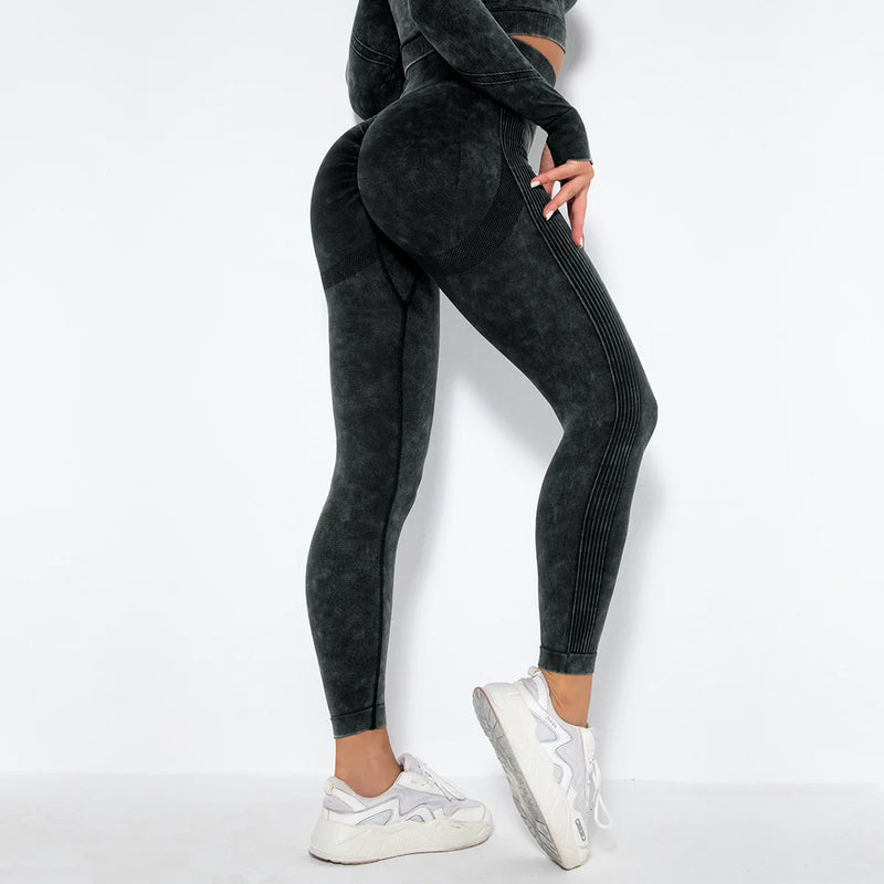 Soft Velvet Seamless Fitness Leggings