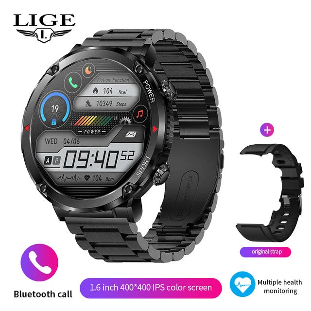 FM FIT 1.6 Inch Full Touch Screen Sports Watch