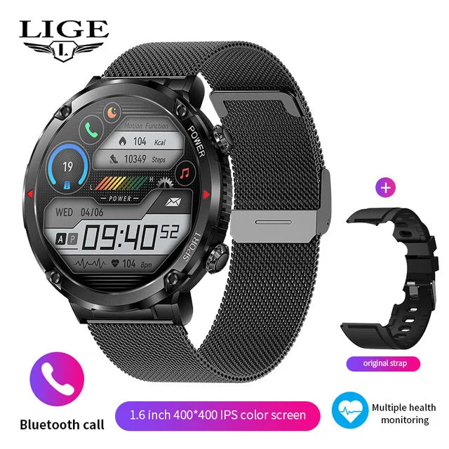 FM FIT 1.6 Inch Full Touch Screen Sports Watch