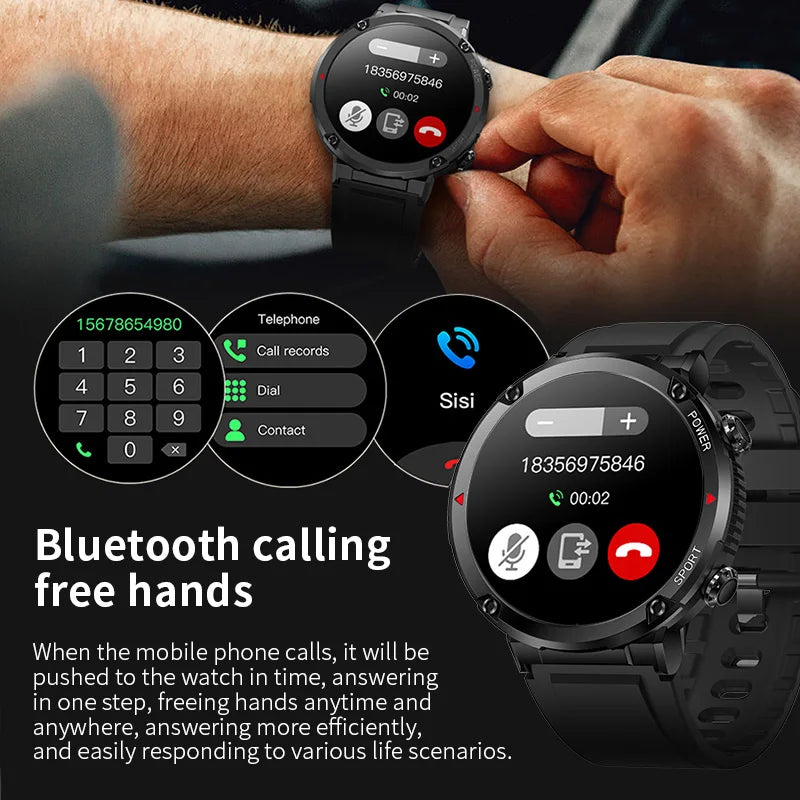 FM FIT 1.6 Inch Full Touch Screen Sports Watch