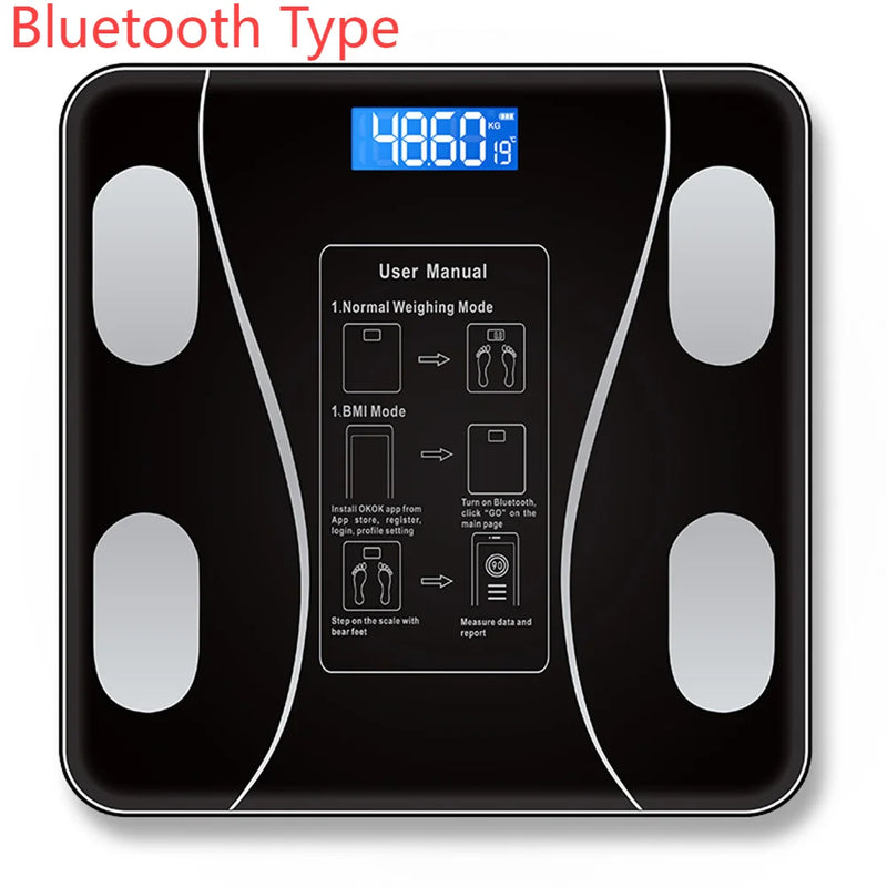 Bluetooth Smart Body Fat Digital Scale