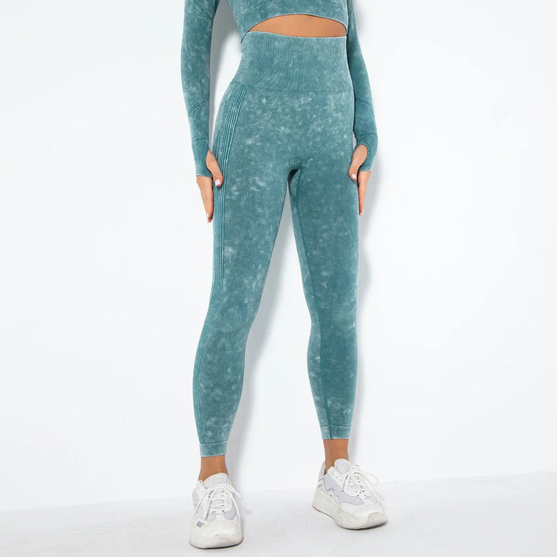 Soft Velvet Seamless Fitness Leggings