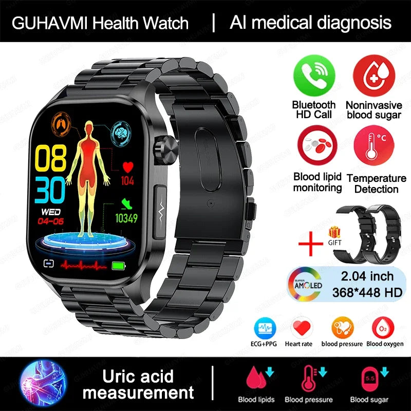 Blood Pressure Monitoring Bluetooth Smart Watch