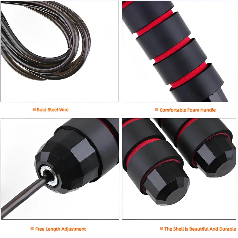 Adjustable Steel Jump Rope