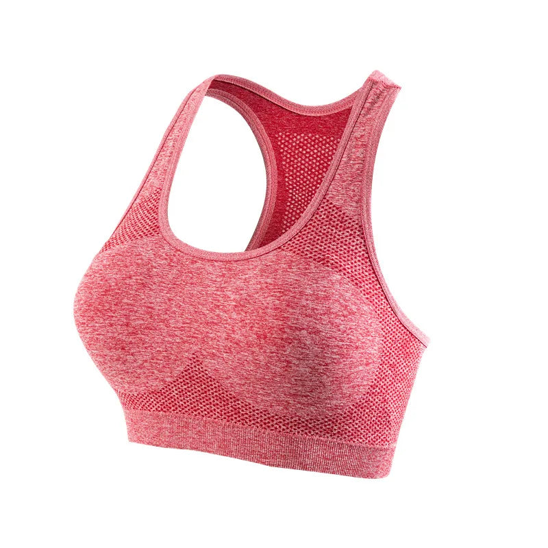 Shockproof Front Zipper Sports Bra