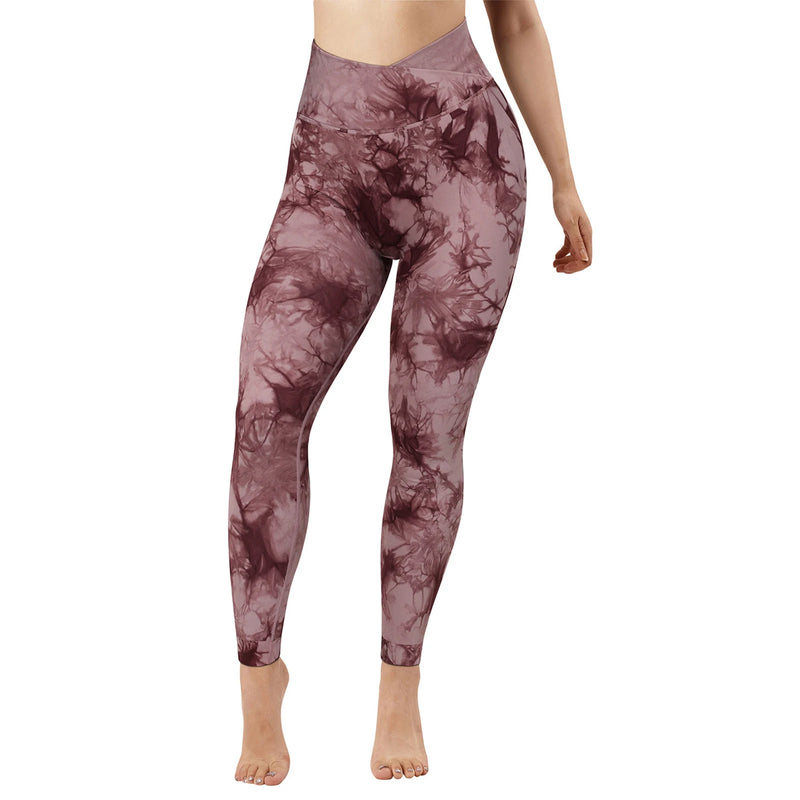 Breathable Seamless Tie Dye Leggings