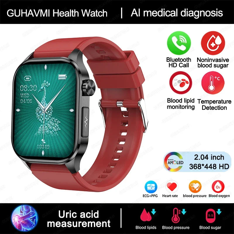 Blood Pressure Monitoring Bluetooth Smart Watch