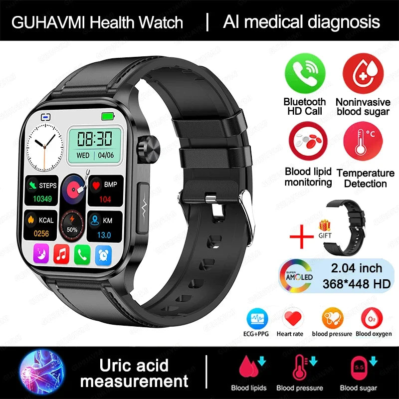 Blood Pressure Monitoring Bluetooth Smart Watch