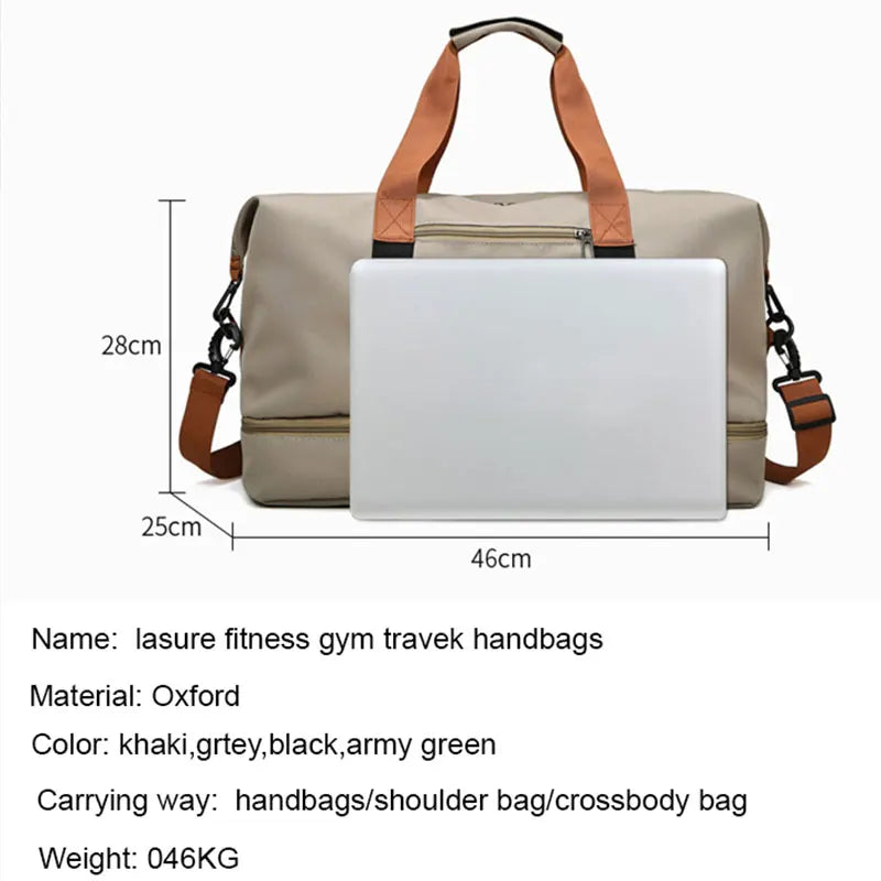 Versatile Travel and Fitness Duffle Bag