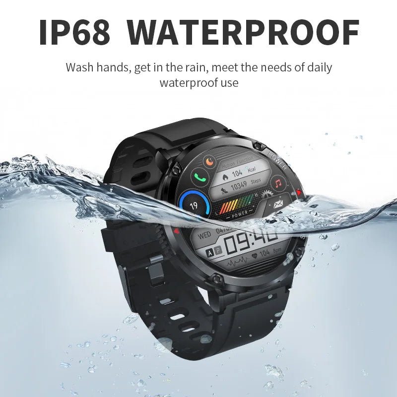 FM FIT 1.6 Inch Full Touch Screen Sports Watch